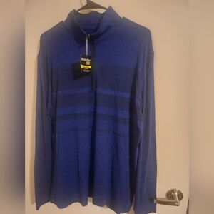 NWT PGA Tour Blue Pullover Mens Size L